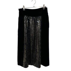 Valentino Night Velvet Sequin Vintage Size 10 Lined Unique Rare Designer Elegant